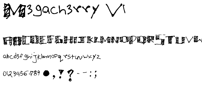 MegaCherry V1 font